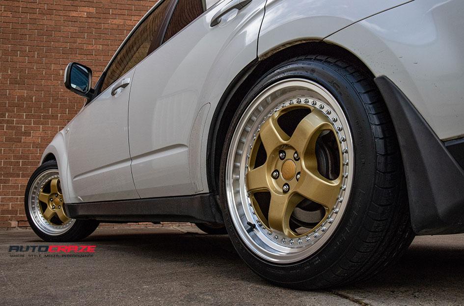 SUBARU FORESTER RS1 GOLD MACHINED LIP
